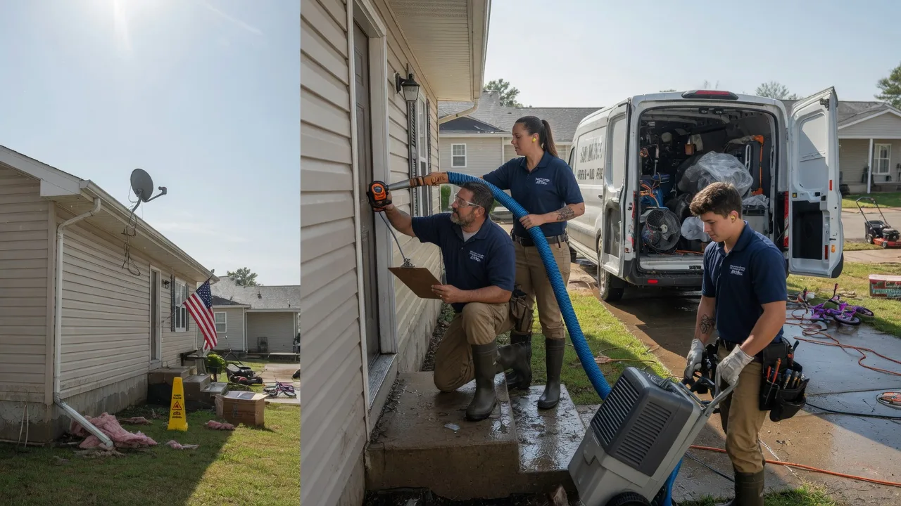 Ceiling Water Damage Restoration in Rotan, TX near me